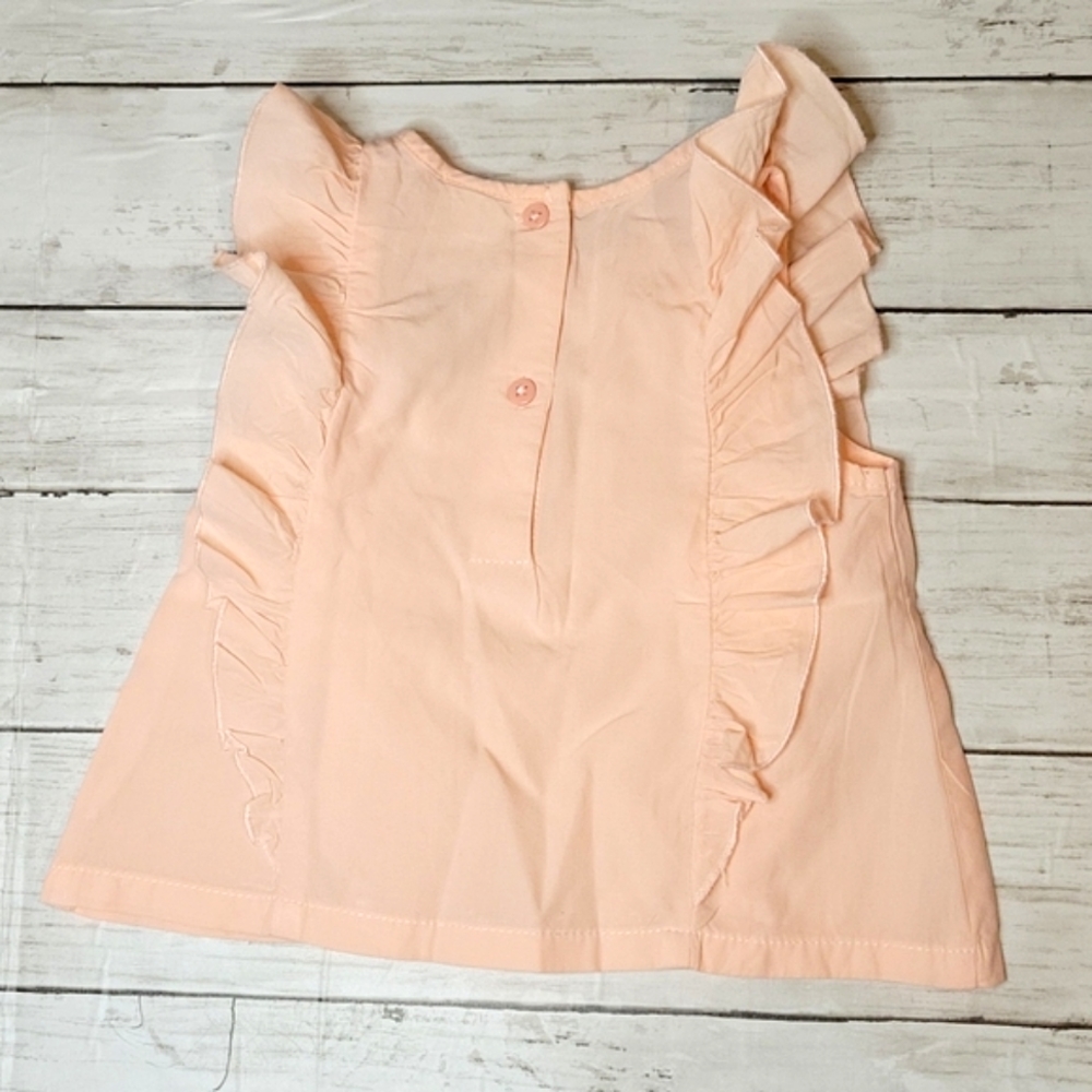 Wonder Nation Peach Ruffled Top - Picture 2 of 6